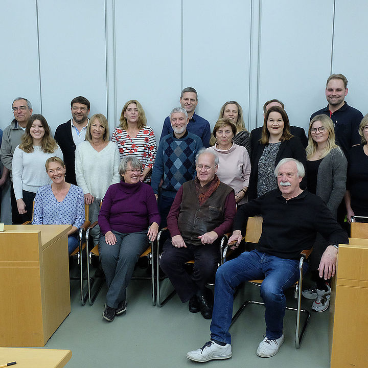 Foto der meisten gewählten Kandidaten